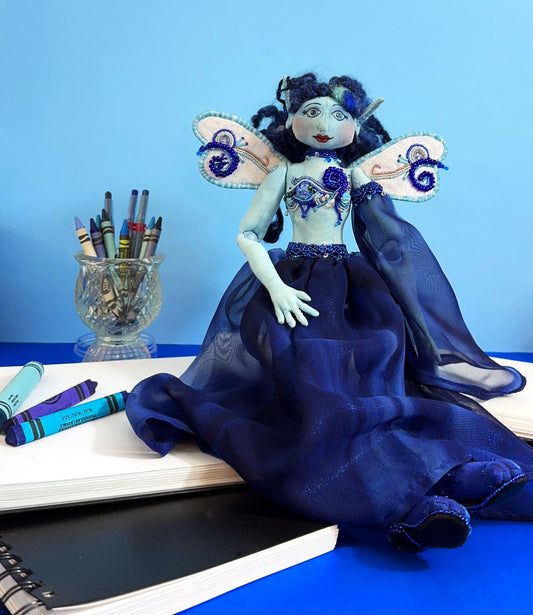 Cornflower - A Crayon Fairy